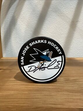 San Jose Sharks Hockey Autographed Puck - #5 David Schlemko